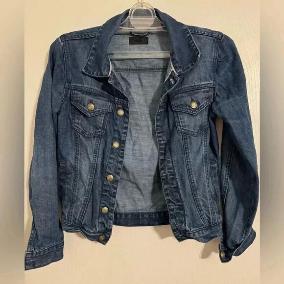 Classic Blue Denim Jacket | Jean Button-Up | Timeless Everyday Layer | Casual - Picture 1 of 5